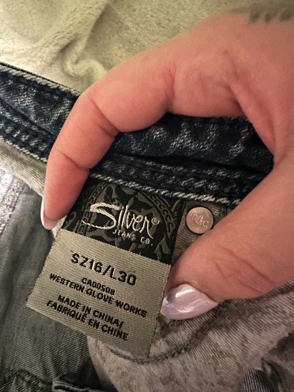 Women’s Silver Jeans Dark Blue